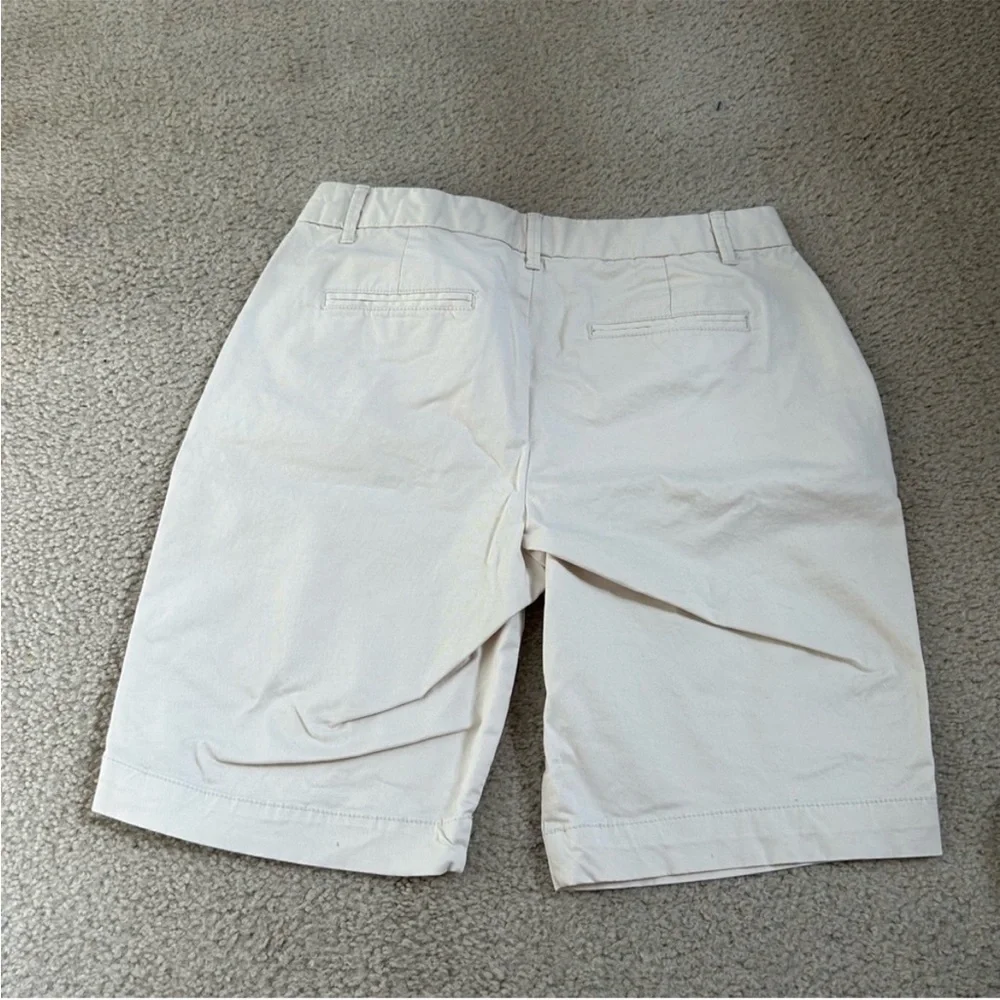 Gap 10 Inch Khaki Bermuda Shorts Women Size 6 Spring Summer Office Fall - Picture 4 of 7